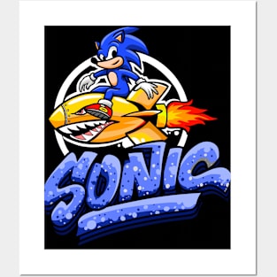 sonic ride rocket Posters and Art